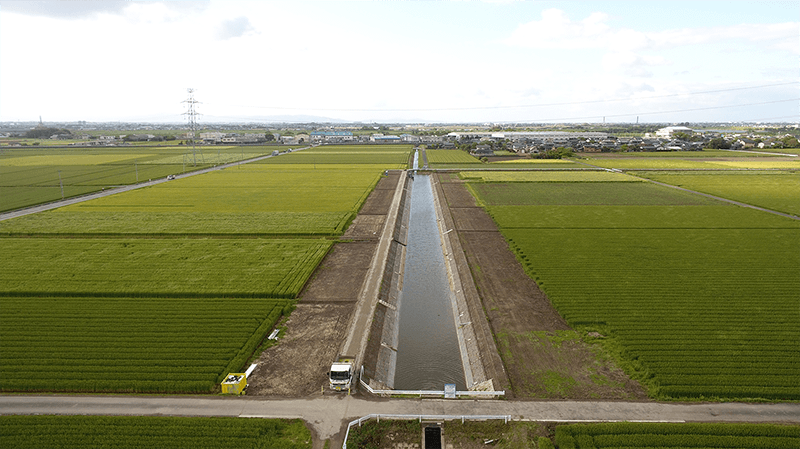 北茂安4号線水路工事２