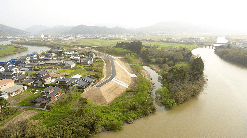 松浦川築堤工事２